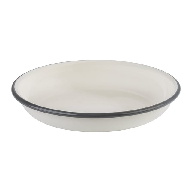 APS Speiseteller Emaille-Teller tief, (2 St), Teller Set, Emaille, tief, Ø 22 cm H: 3,5 cm