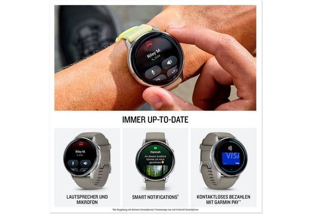 Garmin Venu 4 Smartwatch (3,53 cm/1,4 Zoll, Garmin)