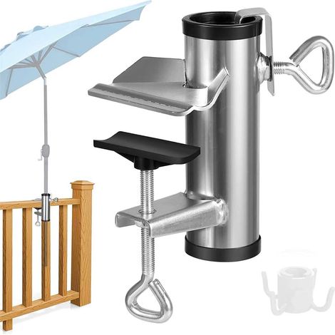 Sonnenschirm-befestigungsclip, Sonnenschirm-befestigungshalterung Für Balkon, Sonnenschirm-geländerhalterung, Sonnenschirm-tischhalterung, Sonnenschirmhalter Für Balkon, Sonnenschirm-befestigungsclip
