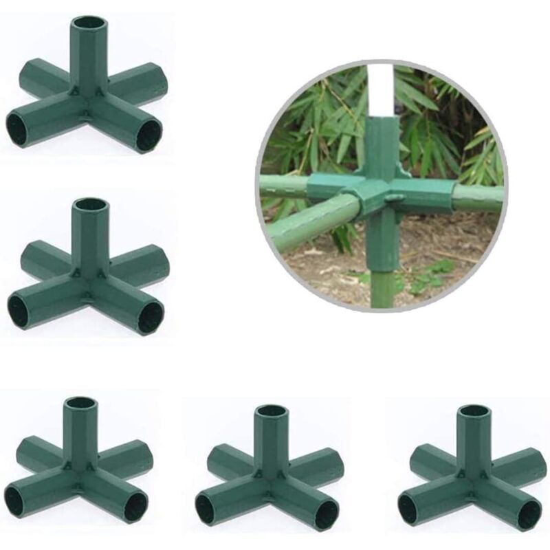Gewächshausrahmen-verbinder, Stabiler Gewächshausrahmen-verbinder, Rahmenbau-verbinder, Verbindungsaccessoires Für Kunststoffgewächshäuser, 16 Mm