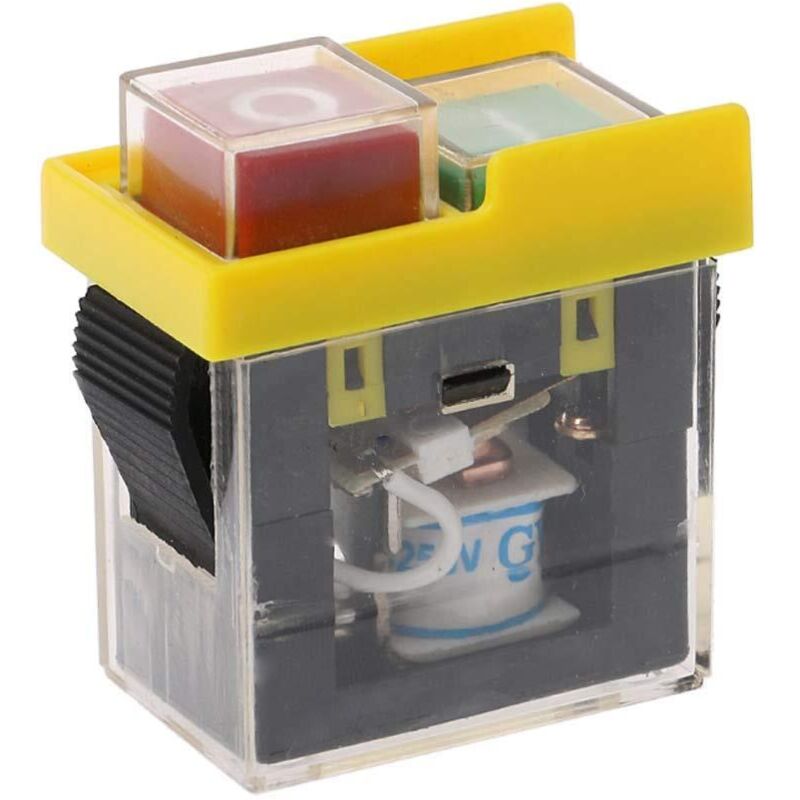 Kjd6 Ac 250v 6a Wasserdichter Elektromagnetischer Drucktaster Ein-aus Elektrische Werkzeuge Drucktaster Für Sägemaschine Bohrmaschine
