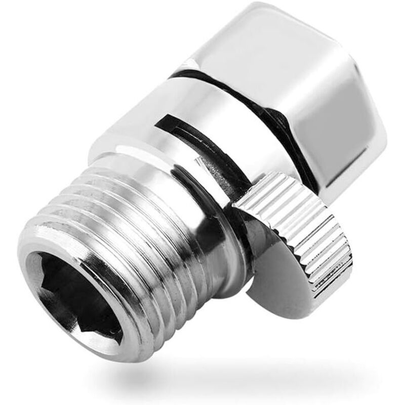 1/2" Messing-absperrventil Für Duschkopf, Absperrventil Für Außenbereich, Messing-absperrventil, Eckventil, Verchromtes Absperrventil Für Duschkopf