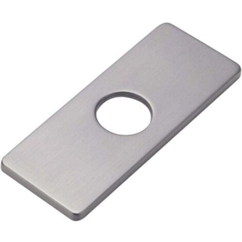 Abdeckplatte Für Küchenspülenloch, Badezimmerhahn, Waschbecken, Rosette Aus Gebürstetem Nickel