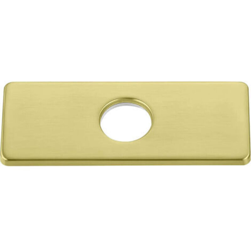 1 Stück Oder Abdeckplatte Für Küchenspülenloch, Für Badezimmerarmatur, Waschbecken, Armaturen-rosette In Gebürstetem Nickel