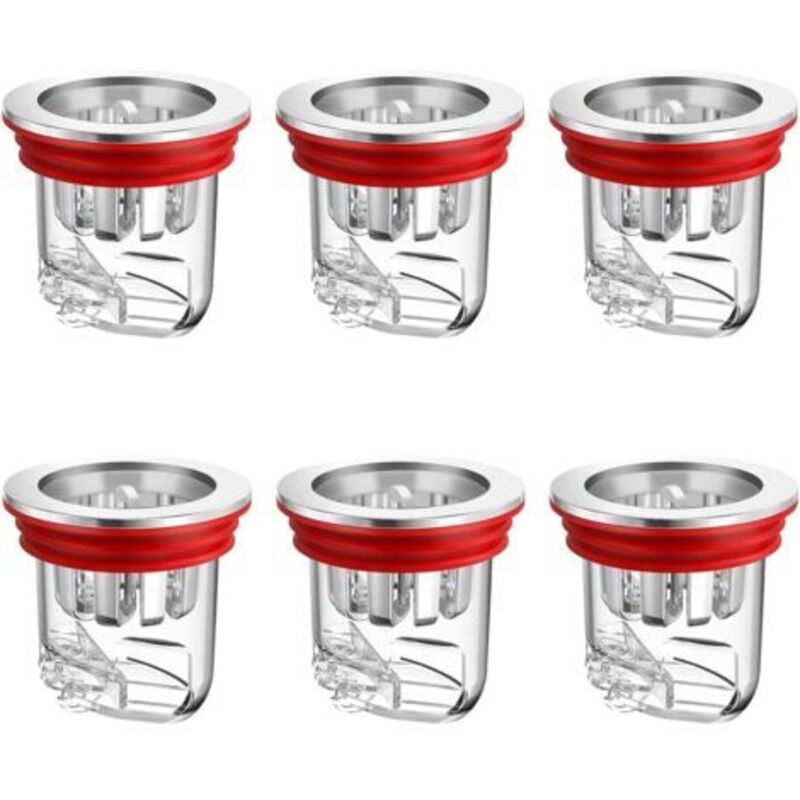 6er-set Geruchshemmende Duschabläufe Für Siphons, Geeignet Für Balkone, Badezimmer Und Waschmaschinen