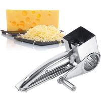 Käsemühle, Rotierende Käseraspel Aus Edelstahl, Manuelle Raspel, Einfach Zu Bedienen Und Zu Reinigen Für Parmesan, Käse, Ingwer, Schokolade