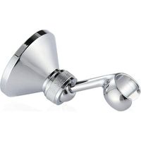 Handduschhalter, Omnidirektionaler Duschkopfhalter Aus Kupfer, Verstellbarer Wandhalter In Chrom Für Duschkopfmontage H470