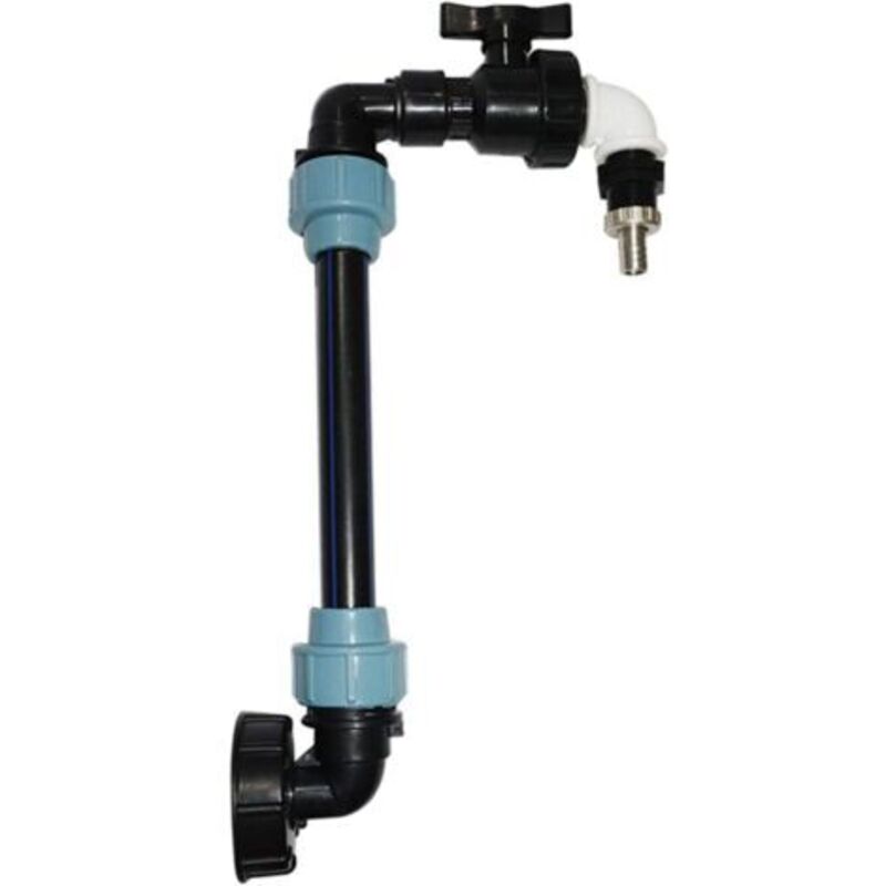 Ibc Anschluss S60x6, Ablassbehälteradapter, Messinghahnanschluss, Ibc Adapter Mit 3/4 Zoll Hahnauslass, Schlauchanschluss Und Hahnverbinder (a)