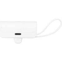 Tragbares Mini-multifunktions-ladegerät Mit Integriertem Kabel Für Ios Und Usb-c, 2-in-1 Mini-powerbank Für Notfälle