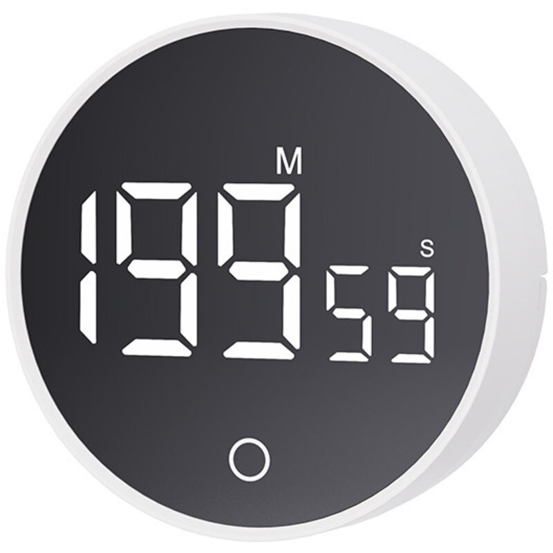 Digitaler Batteriebetriebener Timer - Weiß - Küche/büro -