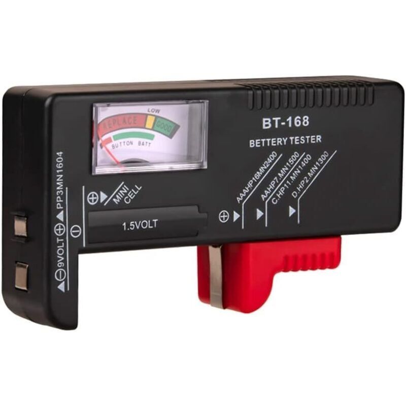 Aa/aaa/c/d/9v/1.5v Universal-knopfzelle Batterietester Mit Farbcodierung Spannungsprüfer