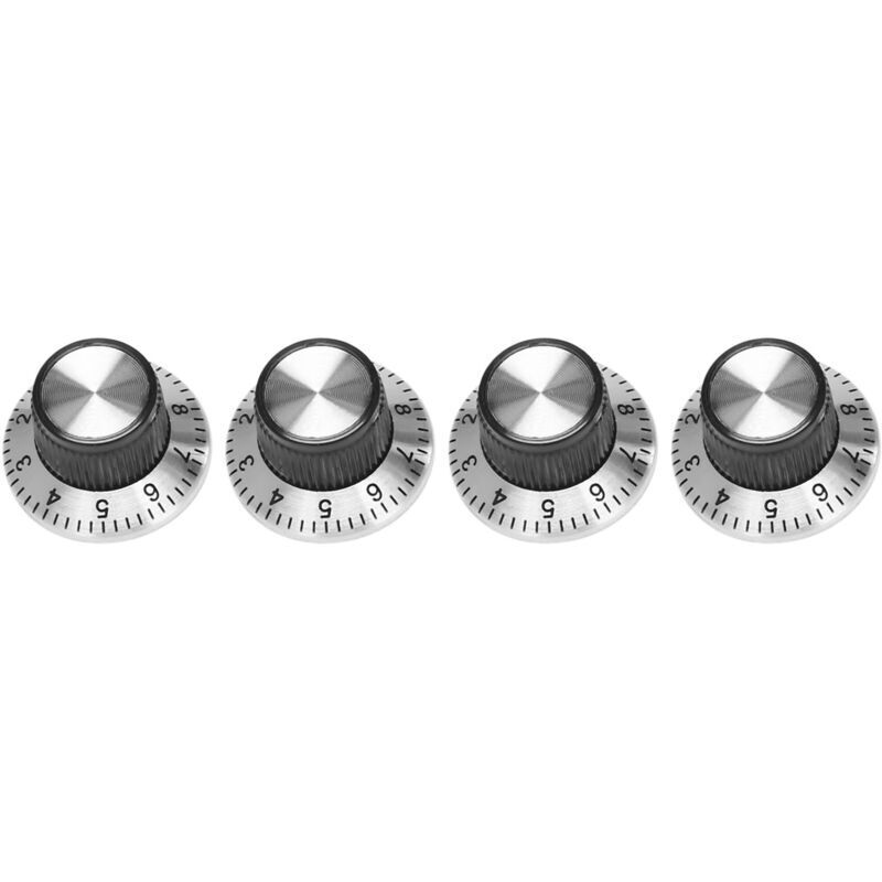 4 Metall-potentiometer Mit 0-9-skala Für 6-mm-knopfachsen