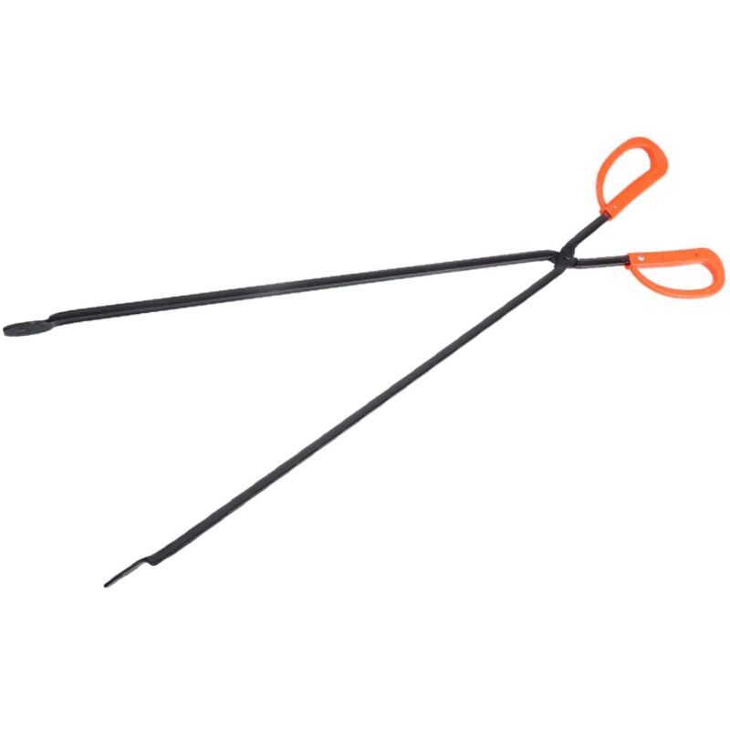 Kohlezange Für Kamin, Holzzange, Schmiedeeiserne Holzzange Für Den Innenbereich (48,5 Cm)