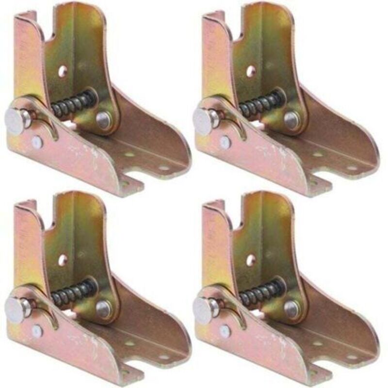 4 Stück Klappbare Tischbeine, Verriegelbare Auszugstisch-beine Für Bett, Warme Gewalzte Stahl-sofa-bett-klappfüße 2,3 Mm Dicke Möbelzubehör