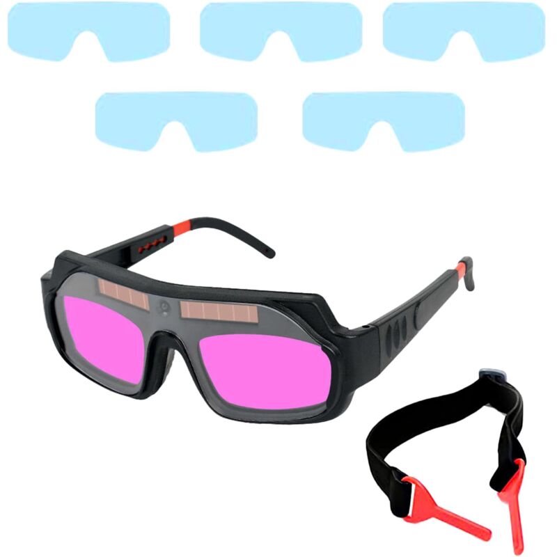 Schweißbrille, Schutzbrille Für Schweißen, Automatisch Verdunkelnd, Blendfrei Für Außenschweißen