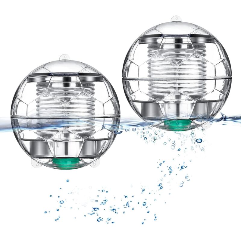 Solarleuchte Für Pool, Schwimmende Teichlampe Mit Farbwechsel, Wasserdichte Hängende Lichtkugel Aus Abs-kunststoff Für Garten, Pool Und Baum [energieeffizienzklasse A]