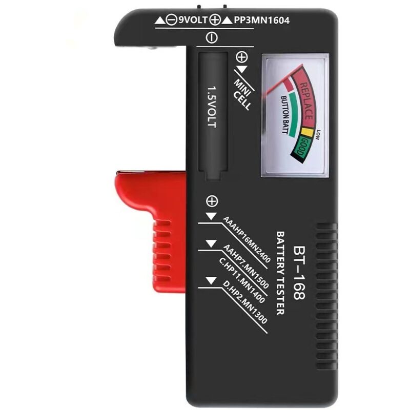 Universeller Batterietester, Spannungstester Für Aa Aaa C D 9v Tastenbatterien 1.5v