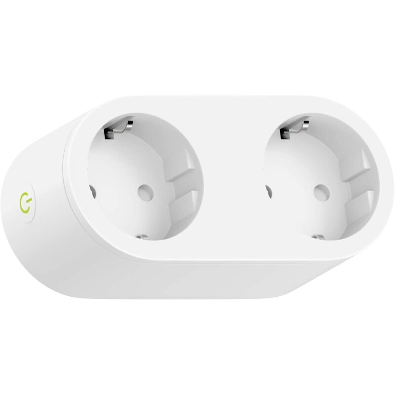 Intelligente Steckdose (typ F), Kompatibel Mit Apple Homekit, Siri, Alexa, Google Home Und Google Nest, Programmierbare Wi-fi-steckdose Mit Sprachsteuerung Und Fernbedienung (1 Stück)
