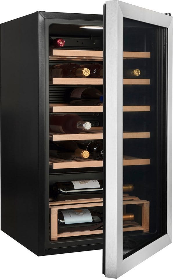 Hanseatic Weinkühlschrank HWC24FCBH-2, für 24 Standardflaschen á 0,75l