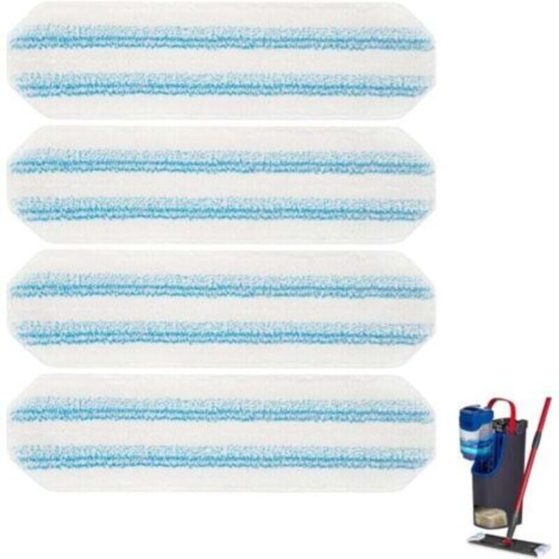 4er-pack Kompatibel Mit H2pro Und O-cedar H2pro - Waschbar Und Wiederverwendbar