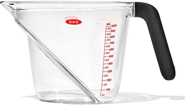 OXO Good Grips Messbecher, Kunststoff, 1 Liter, abgewinkelt