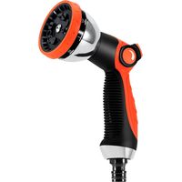 Gartenschlauch-spritzpistole – 10 Einstellbare Modi – Robuster Schlauchkopf Für Autowäsche, Tierdusche Und Pflanzenbewässerung