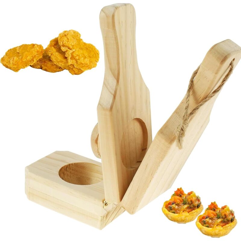 Reibe Aus Natürlichem Holz Für Kochbananen, Tragbare Presse Für Knusprige Snacks