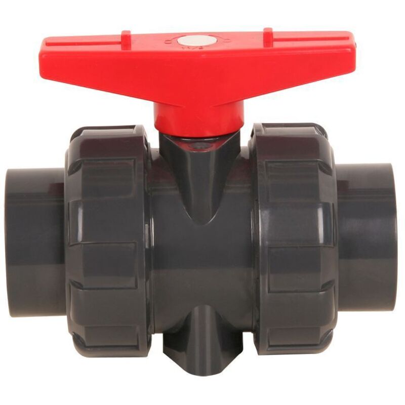 Doppelnippel-ventil Für Klebemuffen, 25 Mm Durchmesser, Pvc-kugelventil, Kugelhahn, Kugelventil Für Schwimmbad, Dn20 (innendurchmesser 25 Mm)