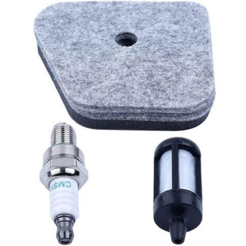 Kraftstoff-luftfilter-zündkerzen-set Kompatibel Mit Stihl Fs87 Fs90 Fs100 Fs110 Fs130, Rasenmäher-vergaserset, 3