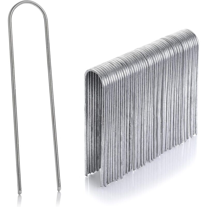 Packung Mit 50 Verzinkten Edelstahl-heringe, Höhe 150 Mm, Durchmesser 3 Mm