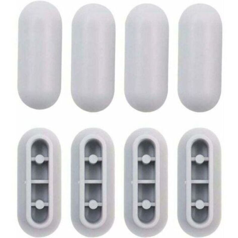 4 Stück Universelle Wc-sitz-puffer, Stoßdämpfer-set Für Klappdeckel, Kunststoff-ersatz-stoßstangen