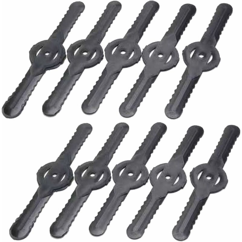 Ersatzköpfe Für Rasenmäher, Klingen Für Freischneider, Mähkopf Für Unkrautentferner, Kunststoffklinge X 10