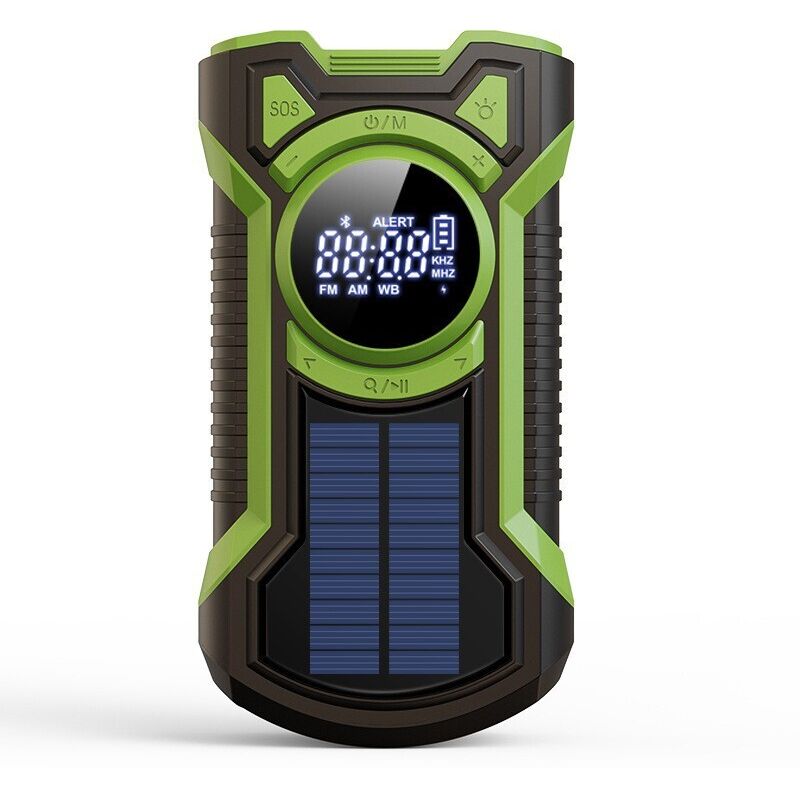 Solar-notfallradio, Tragbares Kampfradio Mit Bluetooth-lautsprecher