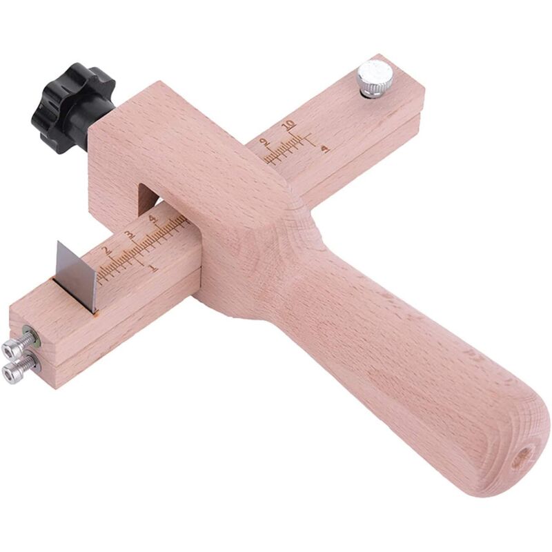 Verstellbares Handwerkzeug Zum Präzisen Schneiden Von Lederarmbändern, Ideal Für Die Lederverarbeitung.