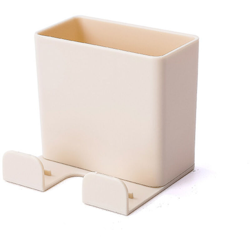 Wandhalterung Für Aufbewahrungsbox Mit Haken Für Fernbedienungen, Abs-handyhalter, Multimedia-box Als Ladehalterung Für Telefon, Klimaanlage/tv-fernbedienung