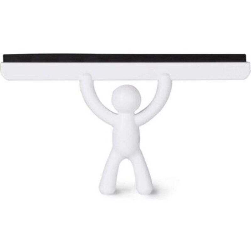 Umbra Buddy Squeegee. Duschabzieher Buddy, Farbe Weiß, Abmessungen 26,7x15,9x5,1cm