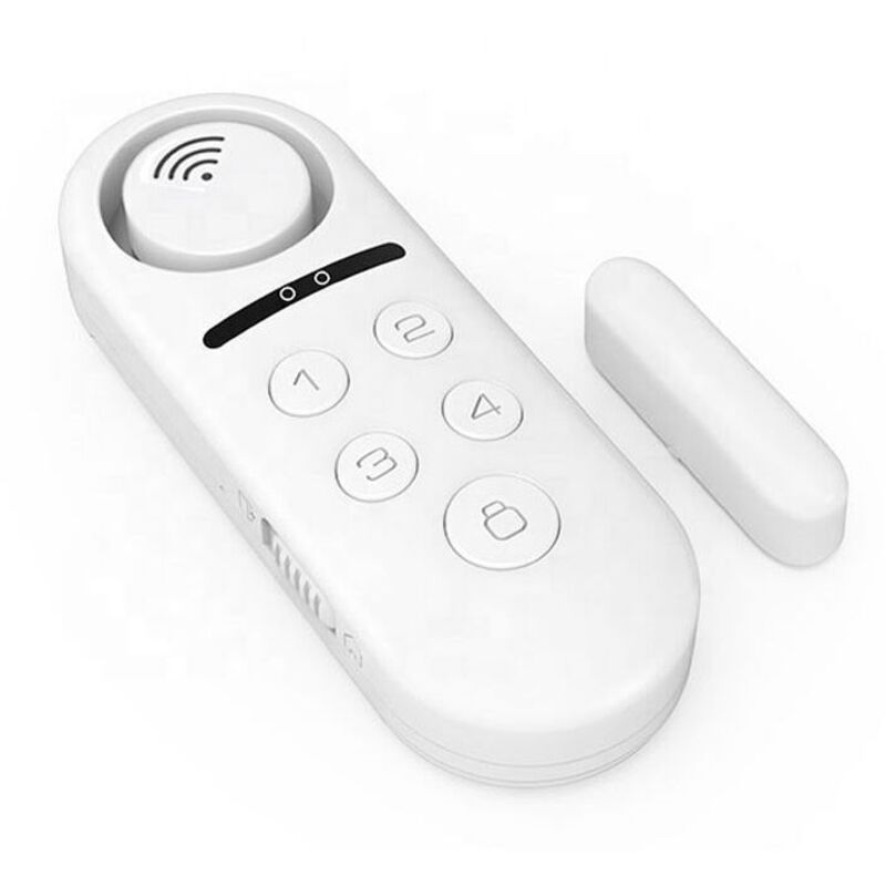 Tuya Wifi Magnetischer Türkontakt, Alarmanlage Für Haus, Tür- Und Fenstersensor, Fernbedienung, Öffnungsalarm, Prompter - 1 Stück