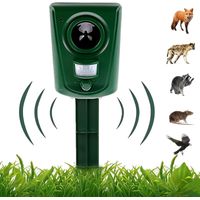Katzenabwehr, Ultraschall-katzenabwehr, Batteriebetriebene Tierabwehr, Wasserdichte Außen-abschreckung Mit Bewegungsmelder Für Garten, Hof, Feld, Bauernhof