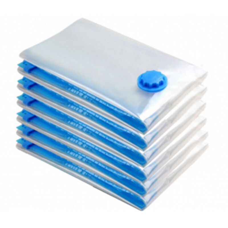 6er-pack 40x60cm Aufbewahrungsbeutel Vakuumbeutel Kleidersäcke