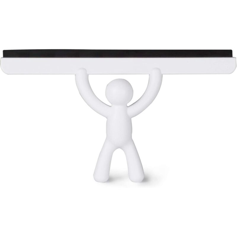 Umbra Buddy Squeegee. Duschabzieher Buddy, Farbe Weiß, Maße 26,7x15,9x5,1 Cm