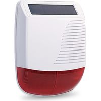 Kabellose Solar-sirenen, Außenalarmanlagen Für Häuser, 110 Db Ton, Led-blitzfunktion, Lange Akkulaufzeit, Zur Abschreckung Von Eindringlingen, Kompatibel Mit Wifi-hausalarmsystemen