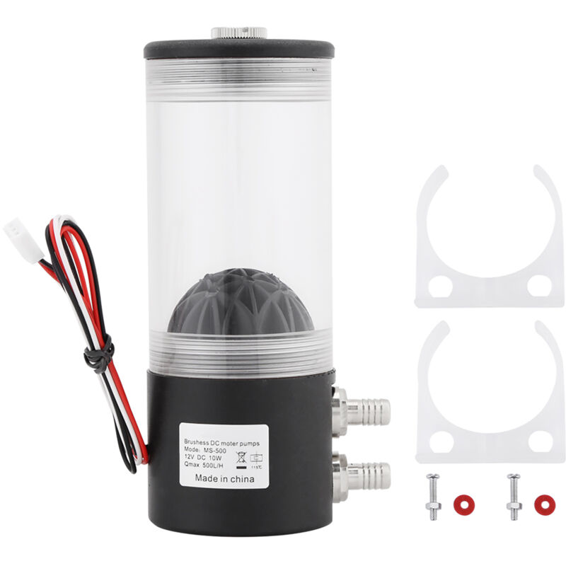 Ftvogue Co2-kühlwasserpumpenreservoir Für Cpu, 10w Dc 12v, Integriert Mit Wasserpumpe Für Kühlsysteme.