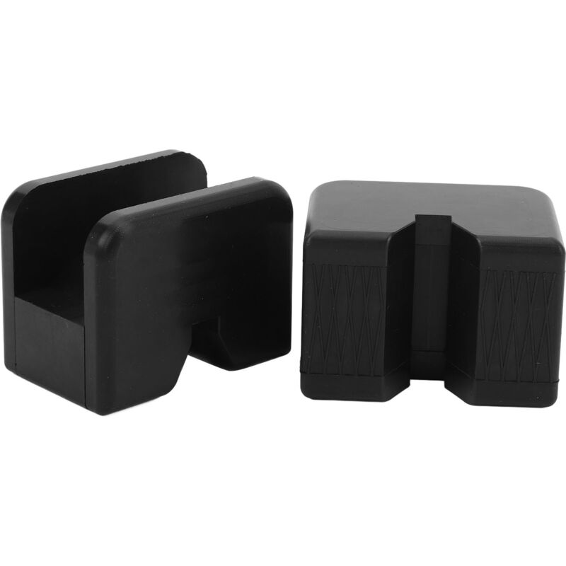 Aqxreight 3-tonnen-gummi-wagenheber-pad-adapter Für Wagenheberständer, Universeller Schweißschutz Durch Einklemmen Von Schlitzrahmen-schienen, Mit Hoher Elastizität.