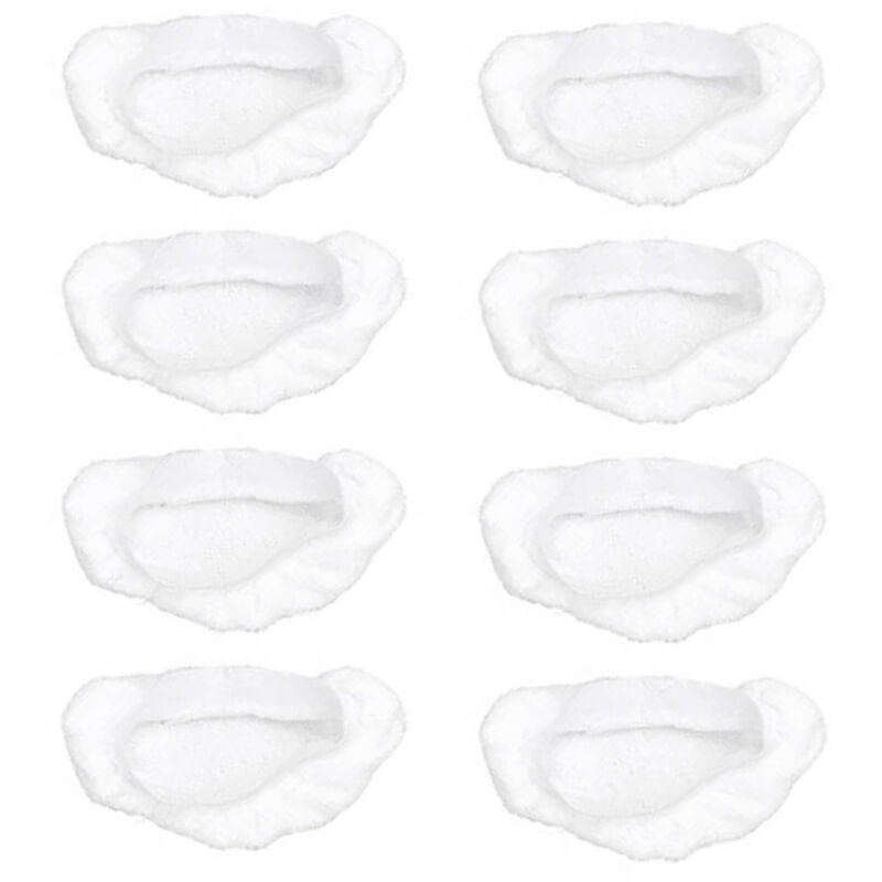 8 Dampfreinigungs-pads Für Waschbare Mikrofasertücher Und Bodenreinigungstücher.