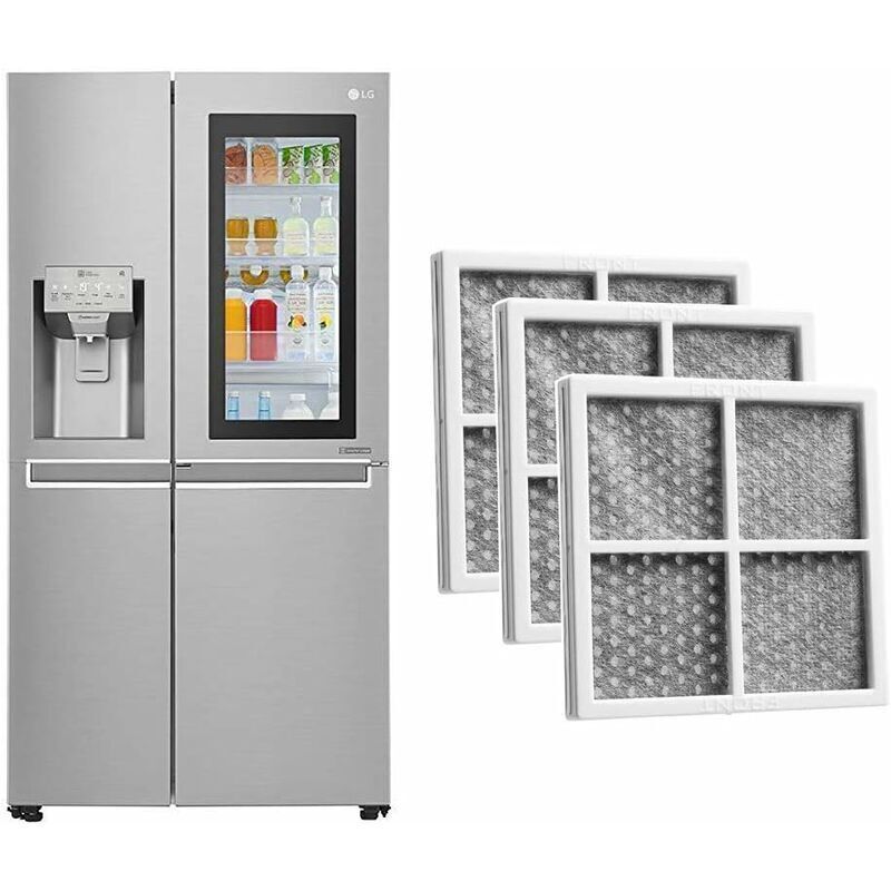 Ersatz-luftfilter Lg Pure N Fresh Für Kühlschrank – 3er-pack – Kompatibel Mit Lt120f, Lfx31925sw, Lfx31925sb – Reduziert Gerüche