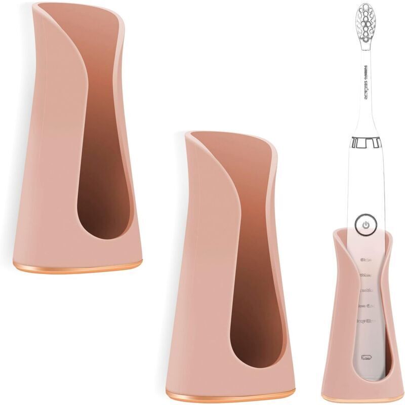 Klebstoff-halter Für Elektrische Zahnbürste, Wandhalterung Für Elektrische Zahnbürsten Kompatibel (champagner Pink)