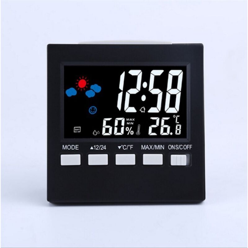 Digitales Thermometer, Wetterstation, Heimthermometer Mit Temperatur- Und Feuchtigkeitsmonitor