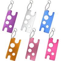 Set Von 6 Ätherischen Öl-öffnern Mit Universellem Metall-schlüsselanhänger Und Extraktor