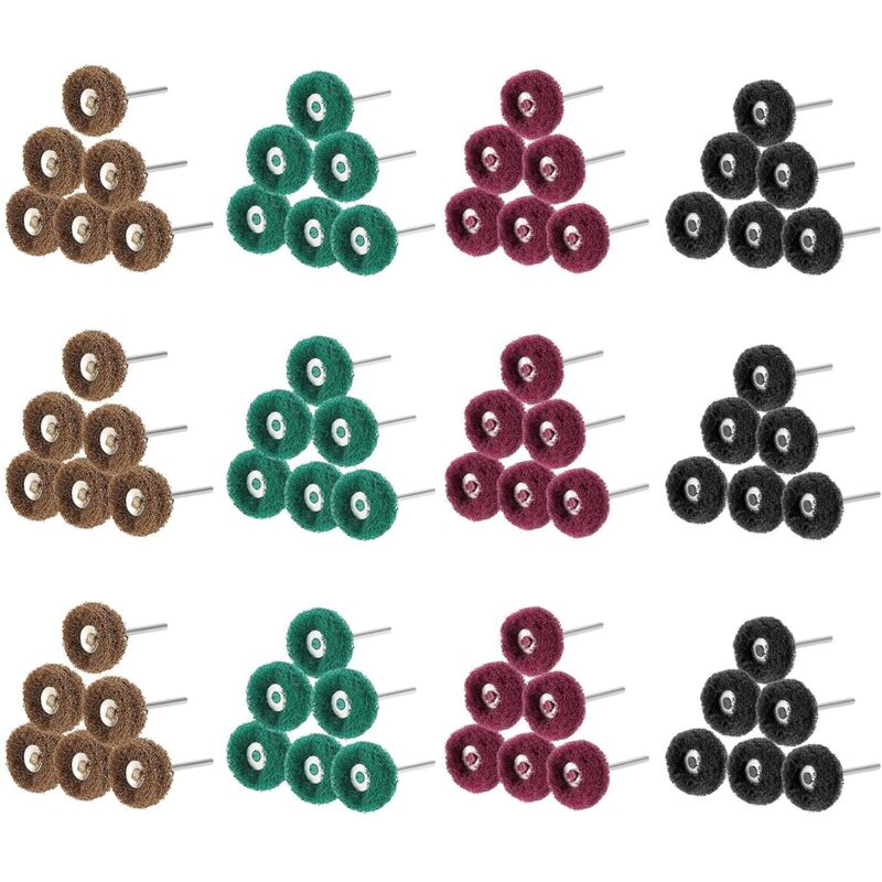 80er-pack Schleifscheiben 25mm – Zubehör Für Dremel-rotationswerkzeuge, Verschiedene Körnungen