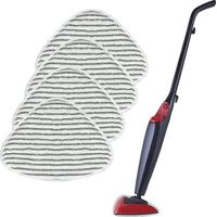 4 Stück Mikrofasertücher Für Dampfreiniger, Zubehör, Hohe Saugfähigkeit Und Wiederverwendbar, Mikrofasertuch Für Dampfreiniger (graue Streifen)
